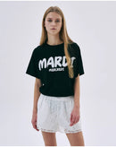 Mardi  Brush Logo Contrast Tee - HLY & CHOCCICO
