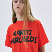 Mardi BRUSH LOGO TSHIRT - HLY & CHOCCICO