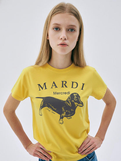 Mardi Slim Ddanji Vivid Tee - HLY &amp; CHOCCICO