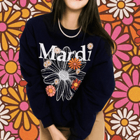 Mardi Sweatshirt Flowermardi Blossom - HLY & CHOCCICO