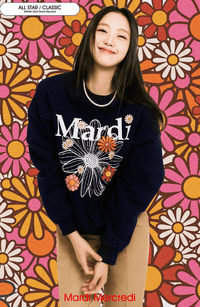 Mardi Sweatshirt Flowermardi Blossom - HLY & CHOCCICO