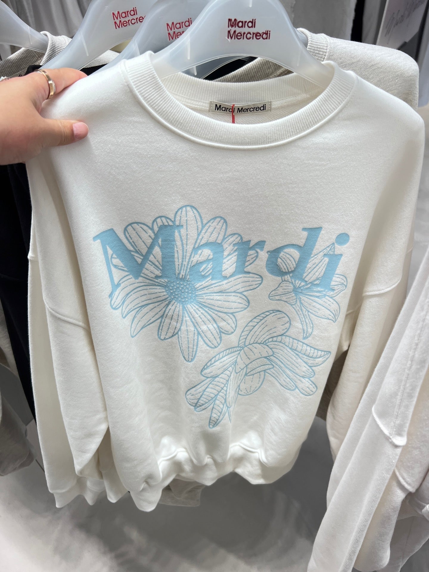 Mardi Sweatshirt Triple Flower - HLY & CHOCCICO