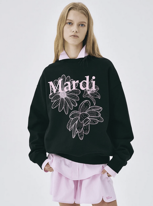 Mardi Sweatshirt Triple Flower - HLY & CHOCCICO
