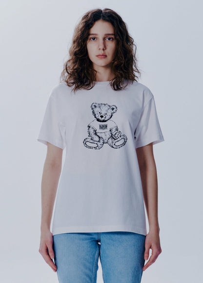 Marithe Doodle Bear Tee - HLY & CHOCCICO