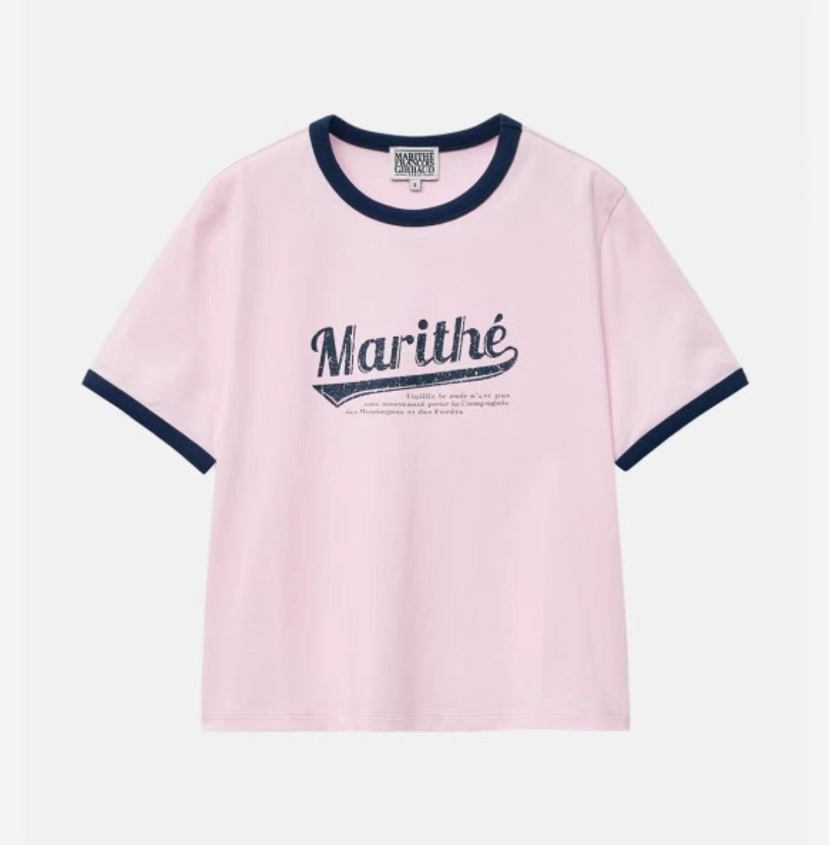 MARITHE FRANCOIS GIRBAUD VINTAGE BASEBALL RINGER TEE HLY & CHOCCICO