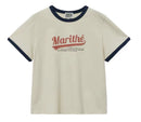 MARITHE FRANCOIS GIRBAUD VINTAGE BASEBALL RINGER TEE HLY & CHOCCICO