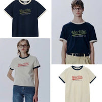 MARITHE FRANCOIS GIRBAUD VINTAGE BASEBALL RINGER TEE - HLY & CHOCCICO
