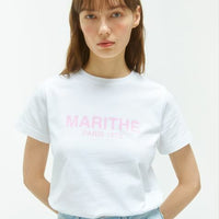 韓國直送Marithe Regular  Logo Tee - HLY & CHOCCICO