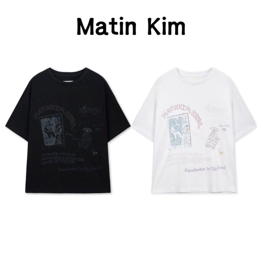 Matin Kim Graffit Artwork Tee - HLY &amp; CHOCCICO