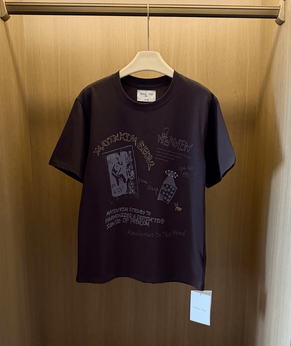 Matin Kim Graffit Artwork Tee - HLY &amp; CHOCCICO