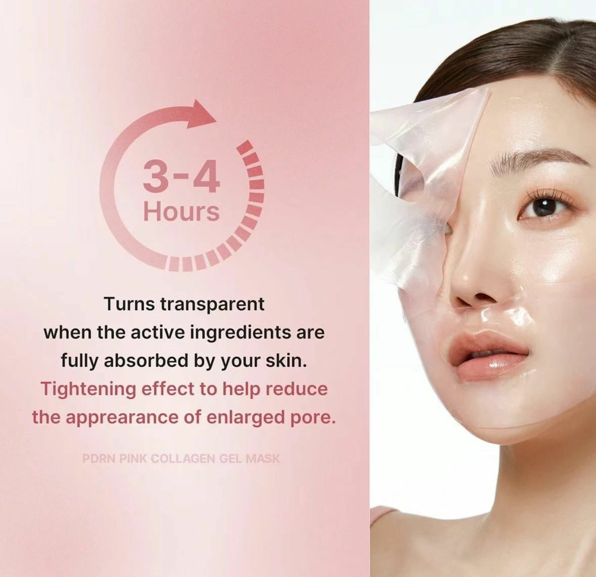 Medicube PDRN Pink Collagen Gel Mask 粉紅胜肽膠原凝膠面膜 5片 HLY & CHOCCICO