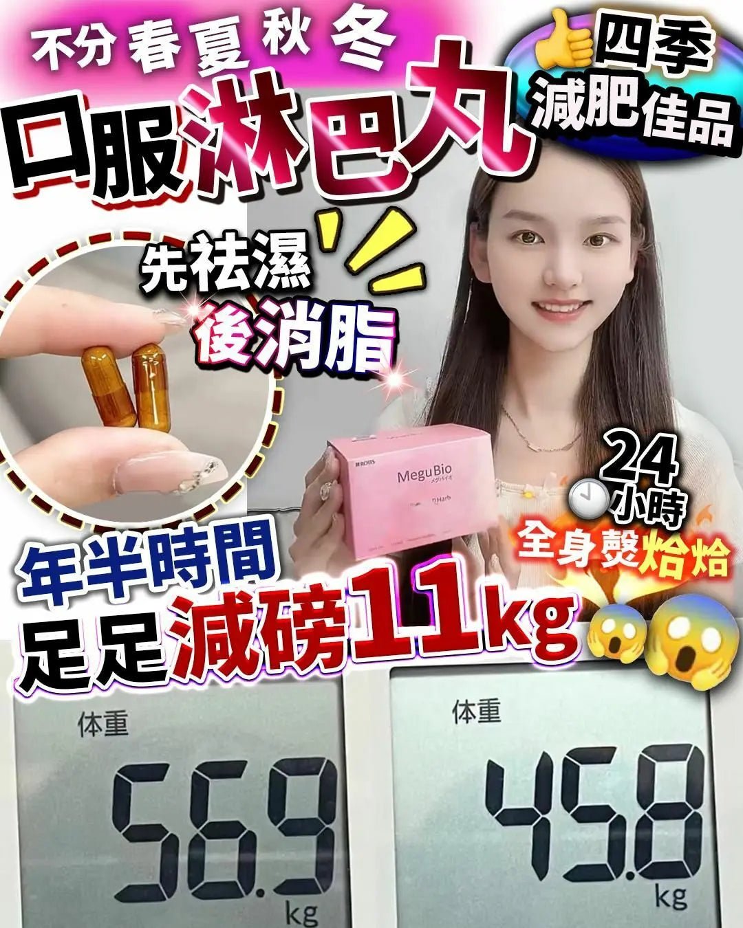 Megubio口服通淋巴(一套3盒） - HLY & CHOCCICO