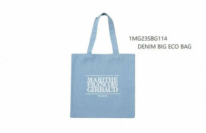 MFG GIRBAUD Denim Big Eco Bag 淺藍牛仔帆布購物袋 - HLY &amp; CHOCCICO