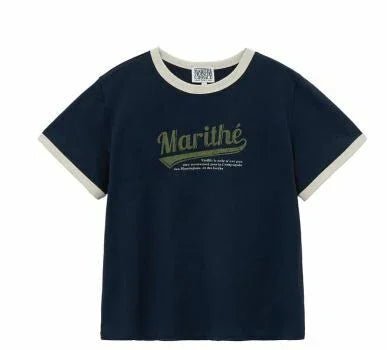 MFG GIRBAUD VINTAGE BASEBALL RINGER TEE - HLY &amp; CHOCCICO