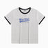 MFG GIRBAUD VINTAGE BASEBALL RINGER TEE - HLY & CHOCCICO