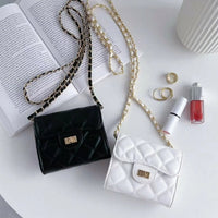 Micro Mini Quilted Chain Shoulder Bag - HLY & CHOCCICO