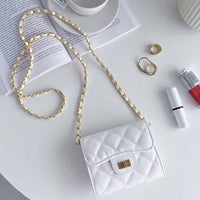 Micro Mini Quilted Chain Shoulder Bag - HLY & CHOCCICO