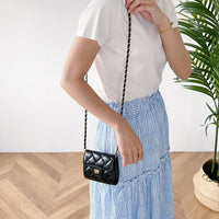 Micro Mini Quilted Chain Shoulder Bag - HLY & CHOCCICO