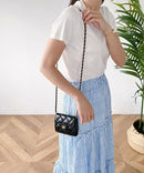Micro Mini Quilted Chain Shoulder Bag - HLY & CHOCCICO