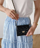 Micro Mini Quilted Chain Shoulder Bag - HLY & CHOCCICO