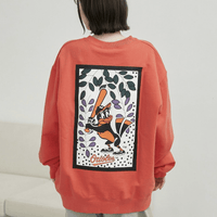 日本直送 MLB 別注Hanafuda Back Print Crew Neck Sweatshirt - HLY & CHOCCICO