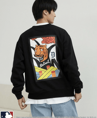 日本直送 MLB 別注Hanafuda Back Print Crew Neck Sweatshirt - HLY & CHOCCICO