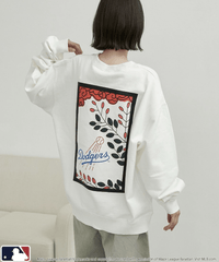 日本直送 MLB 別注Hanafuda Back Print Crew Neck Sweatshirt - HLY & CHOCCICO