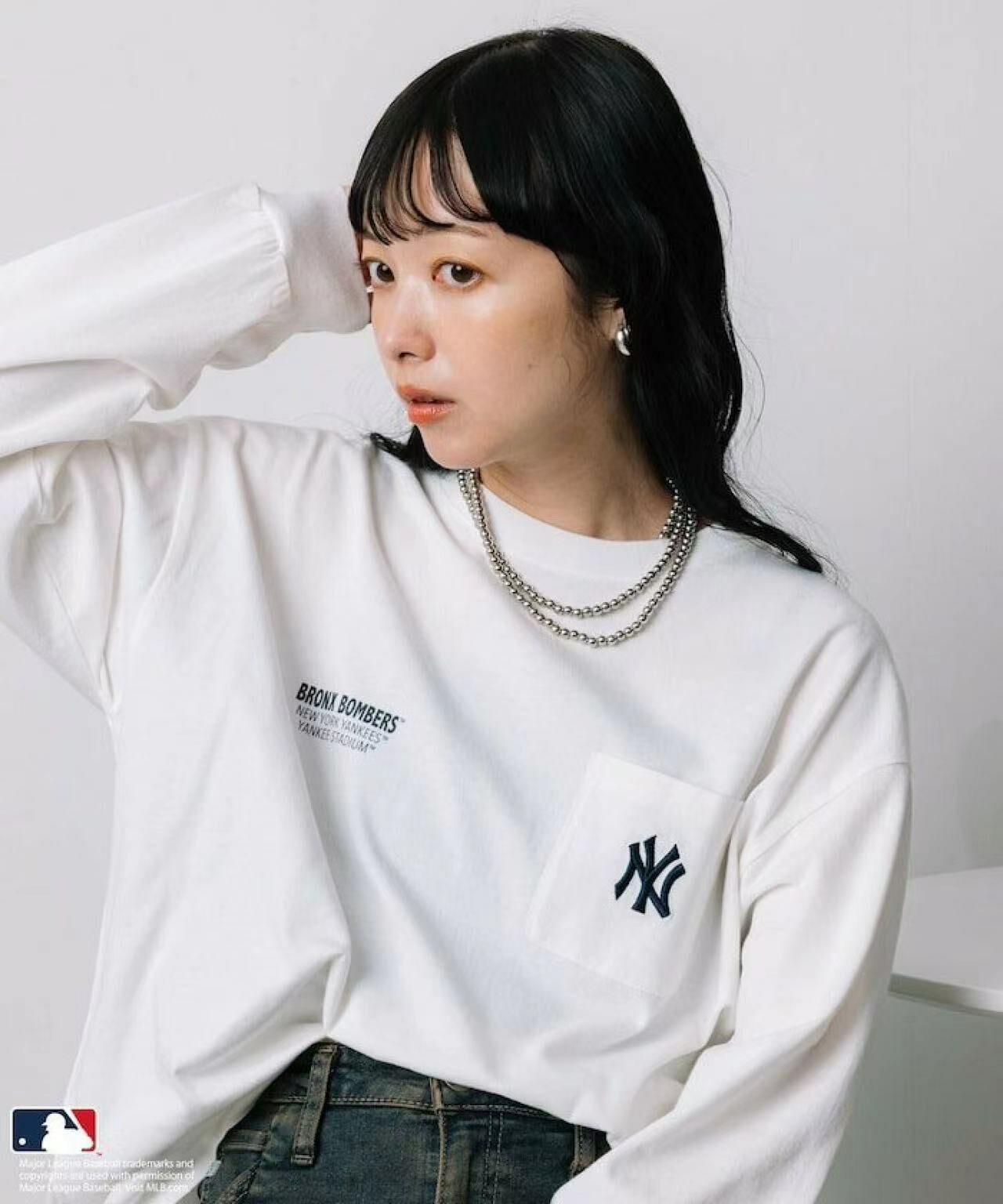 MLB Pocket Long Sleeve T-Shirt - HLY & CHOCCICO