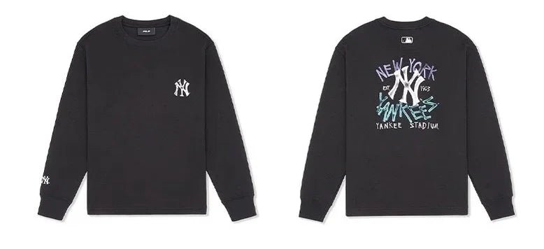 MLB Unisex Basic Street Big Logo Long Sleeve Tee - HLY &amp; CHOCCICO