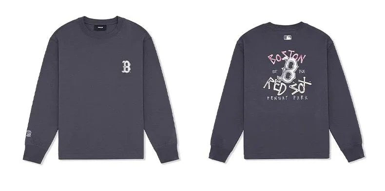 MLB Unisex Basic Street Big Logo Long Sleeve Tee - HLY &amp; CHOCCICO