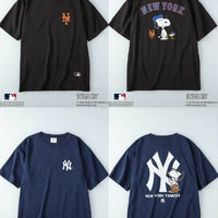 MLB X PEANUT  SNOOPY  Tee - 3 Color - HLY & CHOCCICO