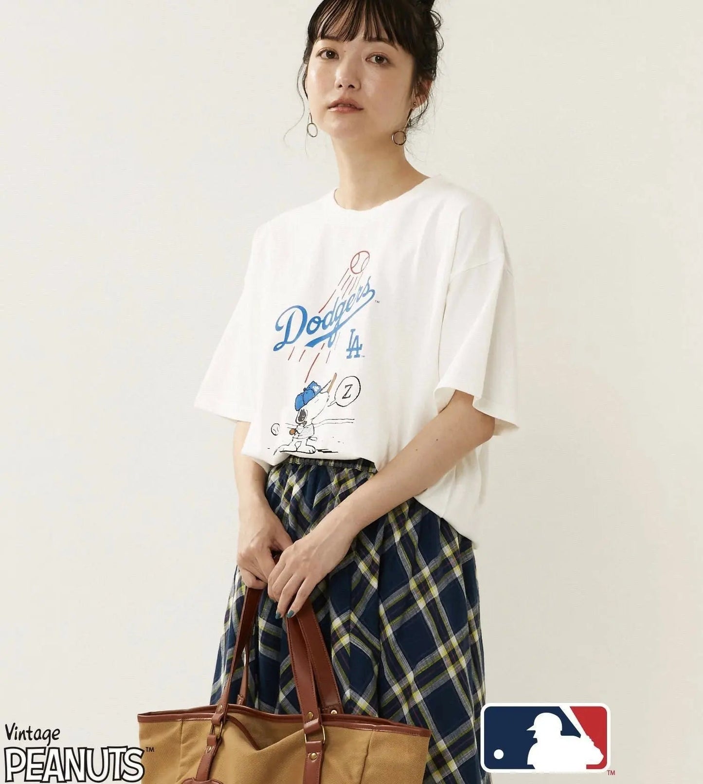 MLB x PEANUTS TEE 印花圓領短袖Tee HLY & CHOCCICO