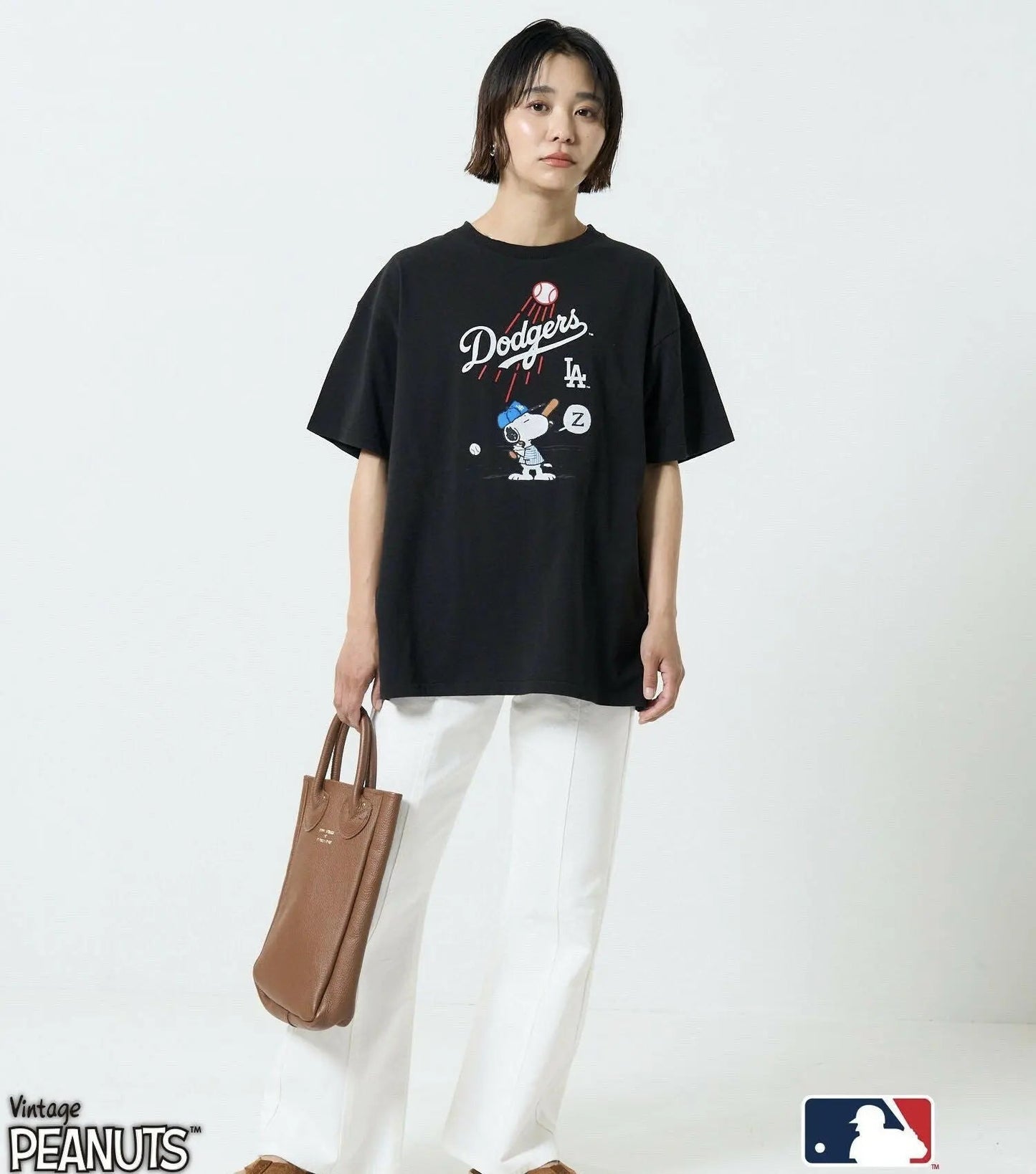 MLB x PEANUTS TEE 印花圓領短袖Tee HLY & CHOCCICO