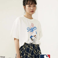 MLB x PEANUTS TEE 印花圓領短袖Tee HLY & CHOCCICO