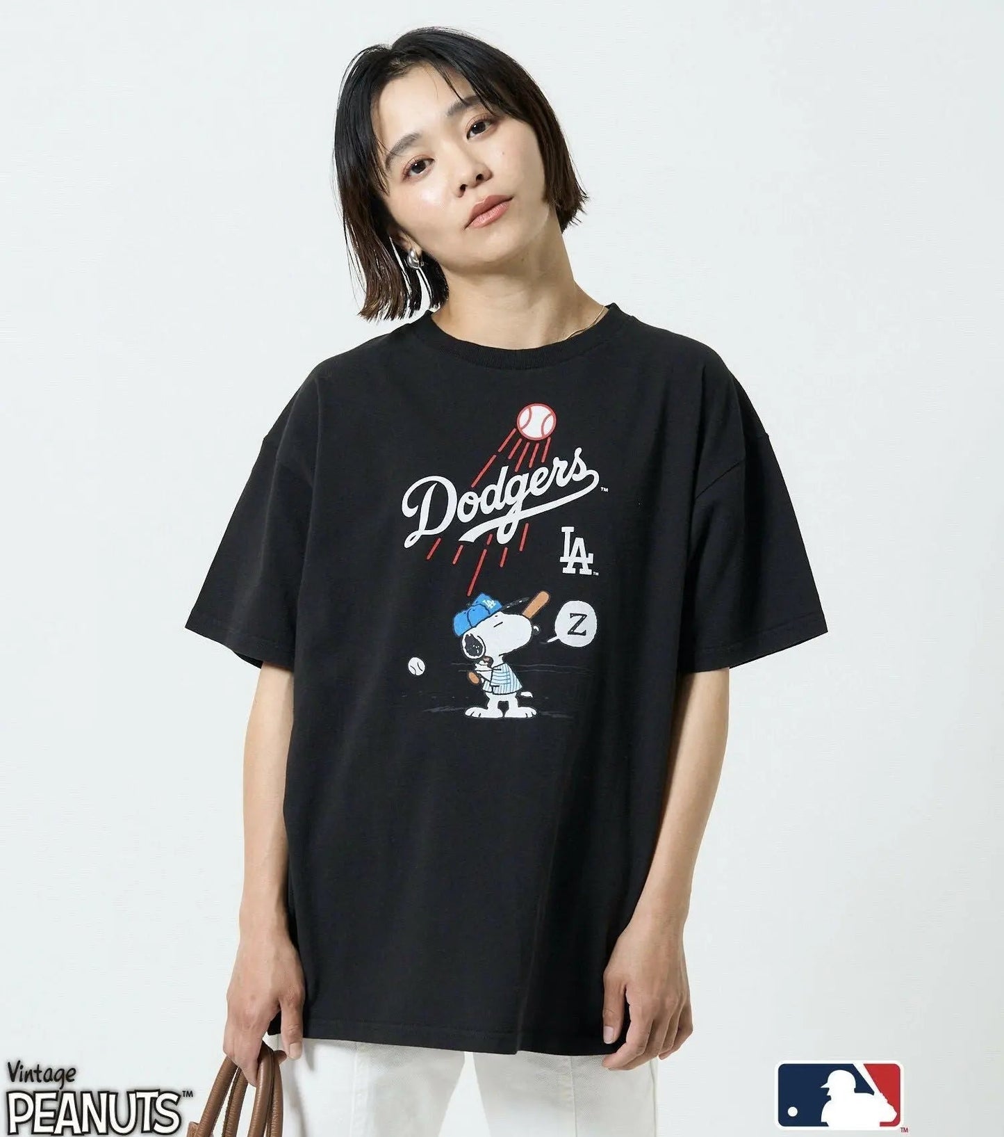 MLB x PEANUTS TEE 印花圓領短袖Tee HLY & CHOCCICO