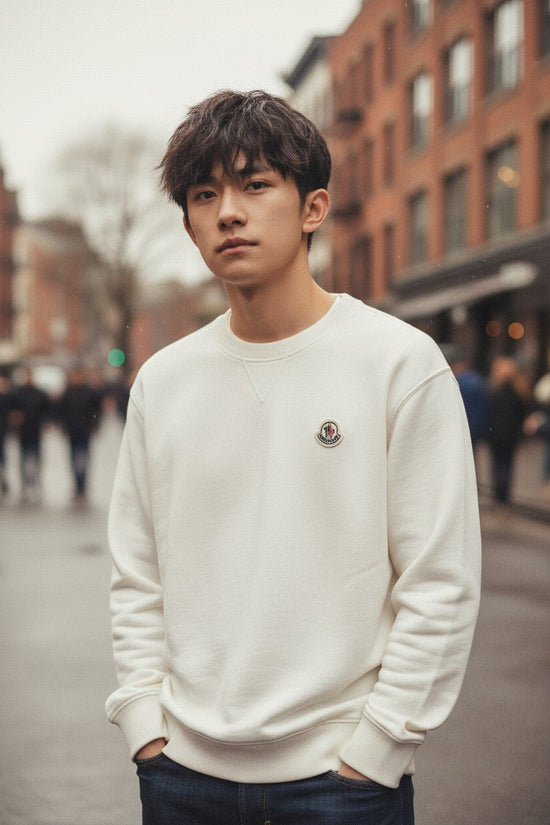 Moncler Labeled Cotton Sweatshirt