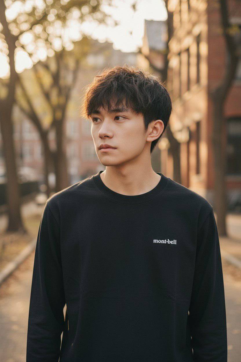 Montbell Long Sleeve Tee - HLY & CHOCCICO