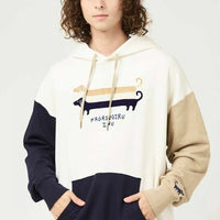 Nagasugiru Dog  Big Silhouette Hoodie - HLY & CHOCCICO