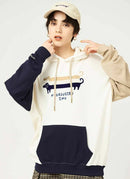 Nagasugiru Dog  Big Silhouette Hoodie HLY & CHOCCICO