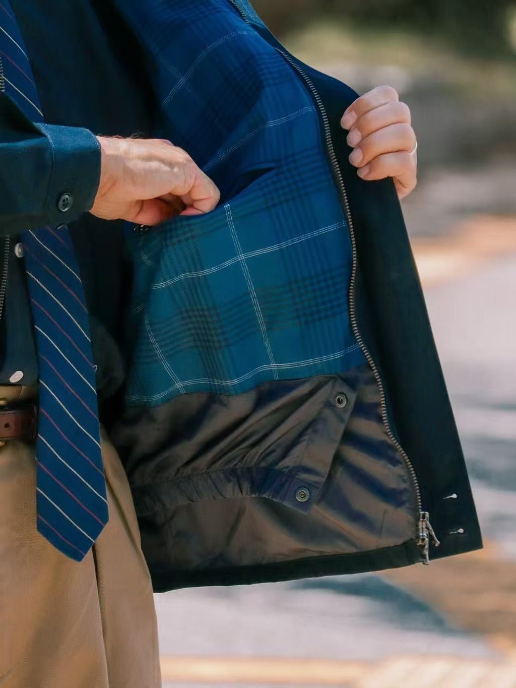 Nanamica 2L GTX GORE-TEX Crew Jacket HLY & CHOCCICO