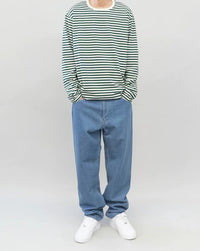 Nanamica COOLMAX Stripe Jersey Long Sleeve -2 Color HLY & CHOCCICO