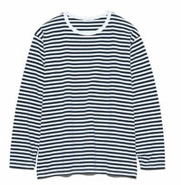 Nanamica COOLMAX Stripe Jersey Long Sleeve -2 Color HLY & CHOCCICO