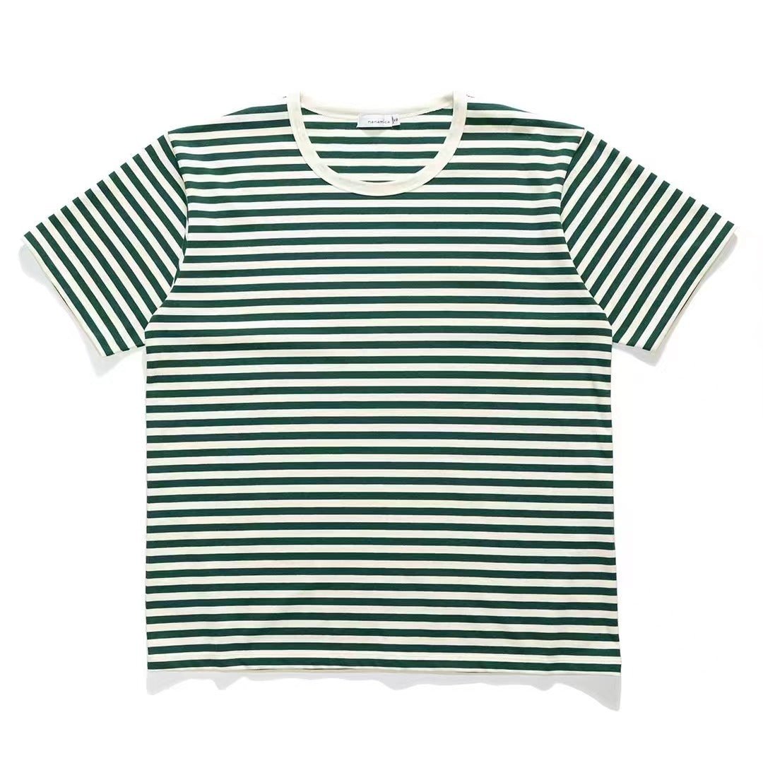 Nanamica COOLMAX Stripe Jersey Tee -2 Color HLY & CHOCCICO