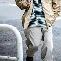 Nanamica COOLMAX Stripe Jersey Tee -2 Color HLY & CHOCCICO