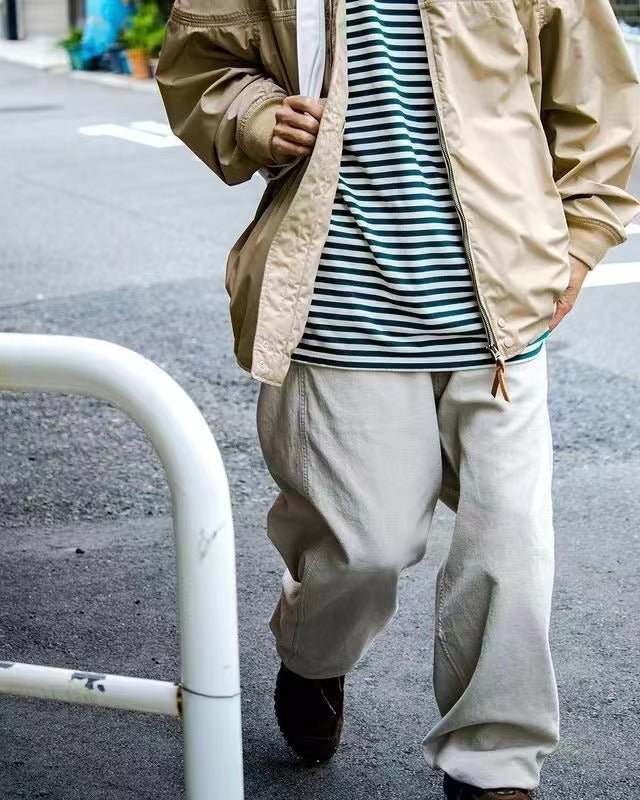 Nanamica COOLMAX Stripe Jersey Tee -2 Color HLY & CHOCCICO