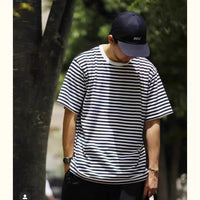 Nanamica COOLMAX Stripe Jersey Tee -2 Color HLY & CHOCCICO