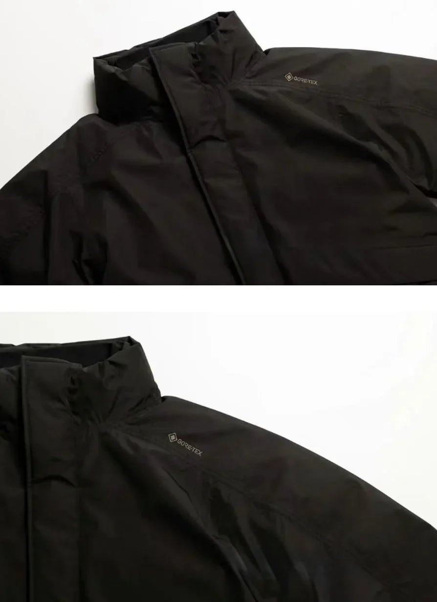 Nanamica X 417 Gore - Tex Short Down Jacket (Black) - HLY &amp; CHOCCICO