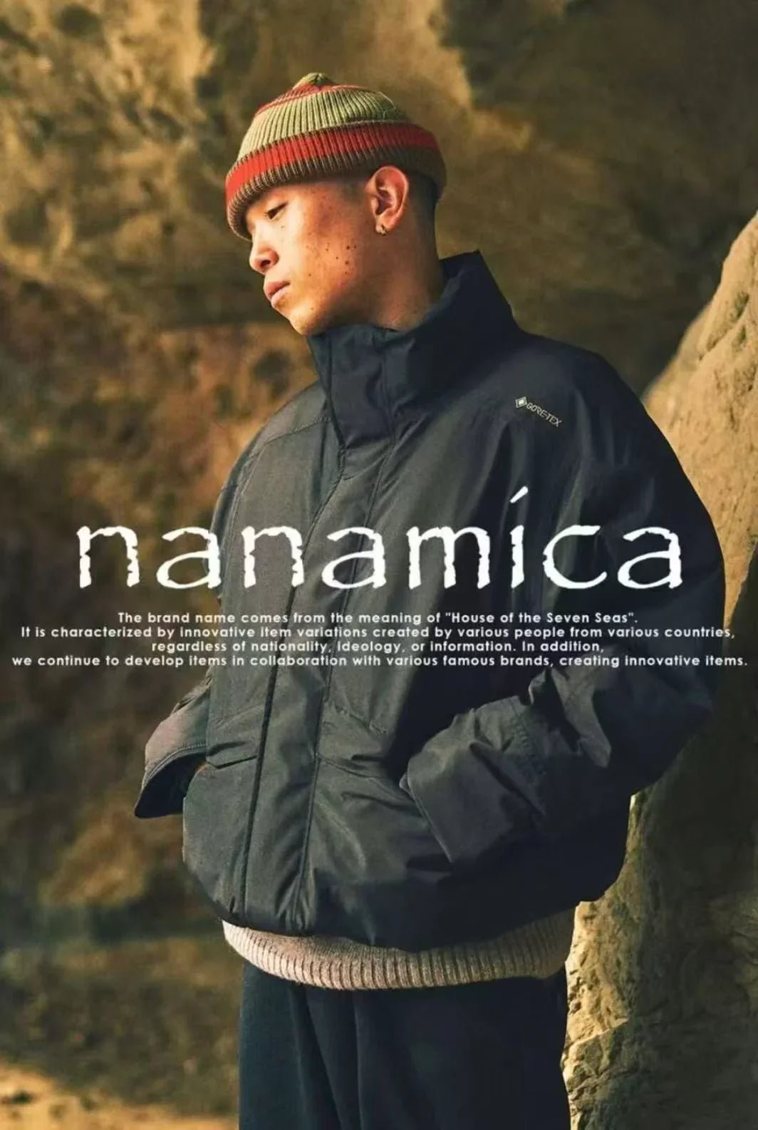 Nanamica X 417 Gore - Tex Short Down Jacket (Black) - HLY &amp; CHOCCICO