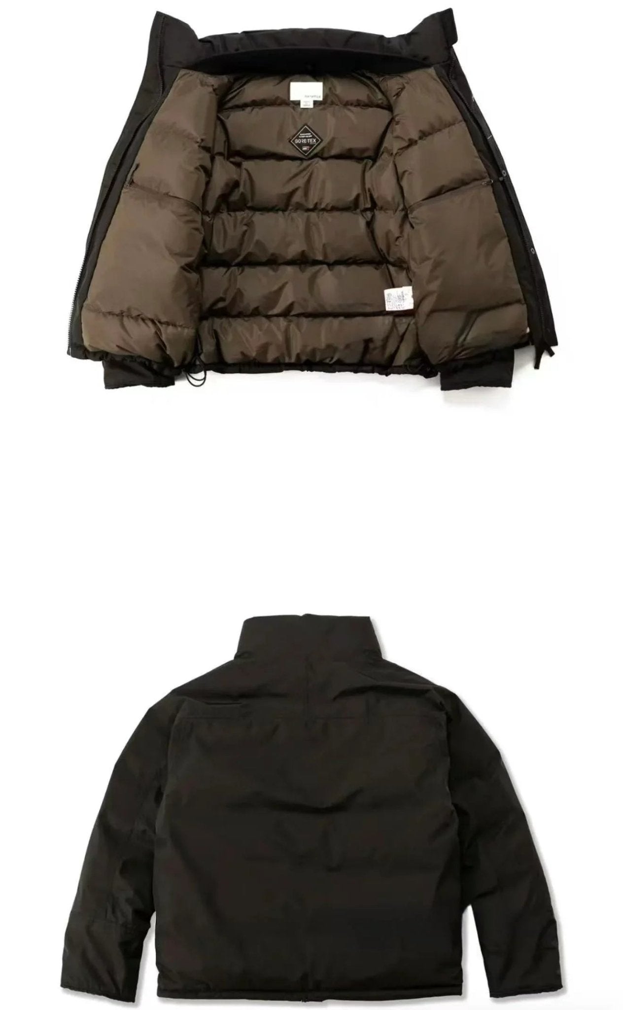 Nanamica X 417 Gore - Tex Short Down Jacket (Black) - HLY &amp; CHOCCICO