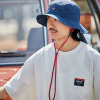 NANGA x Freak's Store 別注 ECO HYBRID LOOSE FIT POCKET TEE - HLY & CHOCCICO